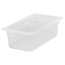 (6 stk.) CAMBRO | Camwear® polypropylen GN-beholdere 1/3 - melkeaktig - dybde 100 mm