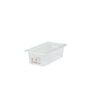 (6 stk.) CAMBRO | SafeTrak - Polypropylenbeholdere GN 1/3 - Milky - Høyde: 100mm