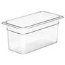 (6 stk.) CAMBRO | Camview® - Kopolymer GN-beholder 1/2 - Klar - Høyde: 150 mm - BPA-fri