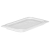 (6 stk.) CAMBRO | Camwear® polypropylen GN-lokk 1/4 - lufttett - melkeaktig