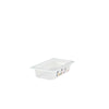 (6 stk.) CAMBRO | SafeTrak - Polypropylenbeholdere GN 1/4 - Milky - Høyde: 65mm