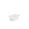 (6 stk.) CAMBRO | SafeTrak - Polypropylenbeholdere GN 1/4 - Milky - Høyde: 100mm