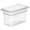 (6 stk.) CAMBRO | Camview® - Kopolymer GN-beholder 1/4 - Klar - Høyde: 150 mm - BPA-fri