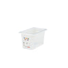 (6 stk.) CAMBRO | SafeTrak - Polypropylenbeholdere GN 1/4 - Milky - Høyde: 150 mm