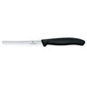VICTORINOX | SWISS CLASSIC - Tomat- og bordkniv med takket egg - Blad: 110 mm