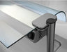 Ensidig glass-nysevern med avlastningsflate for innbyggingsdisker - 2100 mm - for BA216, WA216, KA216, PA216 og EA216