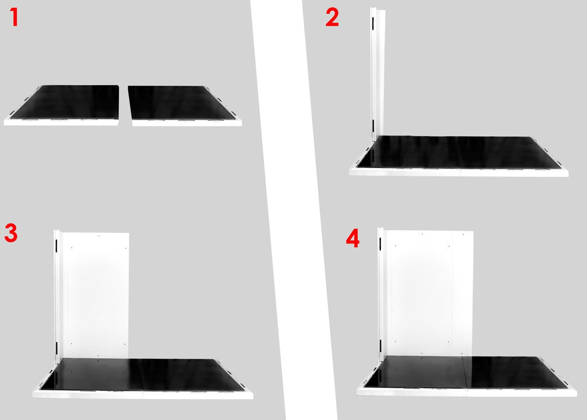 Kjølerom 2,96 x 5,23 m - høyde: 2,1 m - 27,71 m³