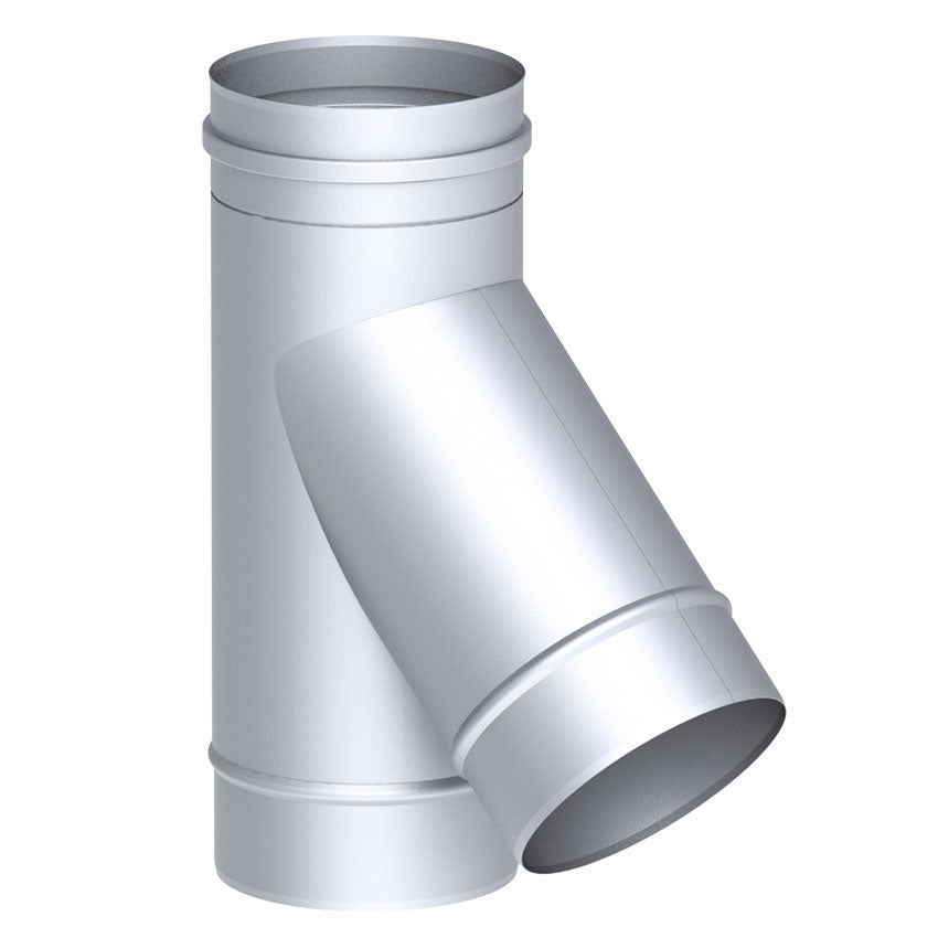 T-tilkoblingsrøret 87 ° i rustfritt stål / Ø 450 mm