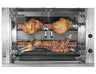 Elektrisk lam- og spedgrisgrill - 13,2 kW - med 2 spidd