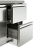 Skuffeblokk bestående av: 2x 1/2 skuffer