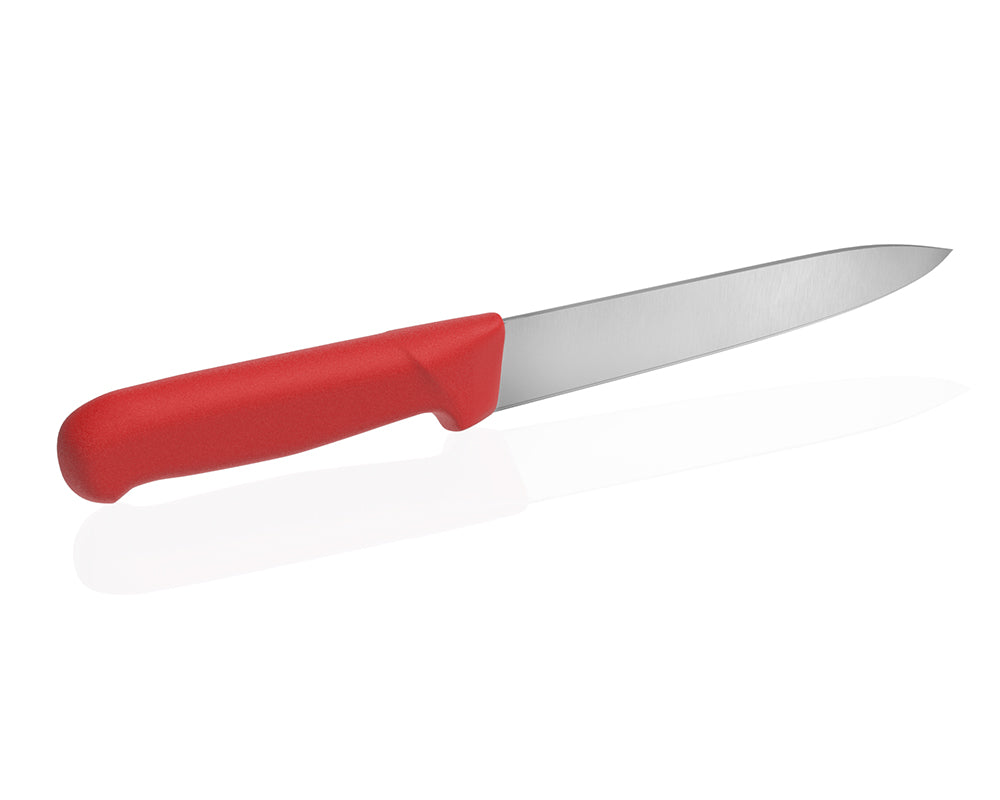 Transjerkniv - 18 cm - rød