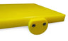 Skjærebrettstoppere - 40x10x35 mm - PE (polyetylen) - gul
