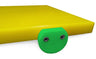Antiskli-føtter til skjærebrett - 40x10x35 mm - PE 500 (HDPE) - grønn