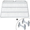 Plastbelagt bæregitter - 670x530 mm - inkl. 4 braketter - passer til KSS600GN og KSS600SRN