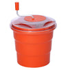 Salatslynge - 20 l - plast - rød