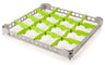 Glasskurv - GKFP5050 & GKFP16 - 500x500x40 mm - 16 rom - med forhøyningsramme