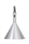 Infrarød varmelampe Retro - 250 W - Ø 280 mm - med hev/senk-funksjon - aluminium