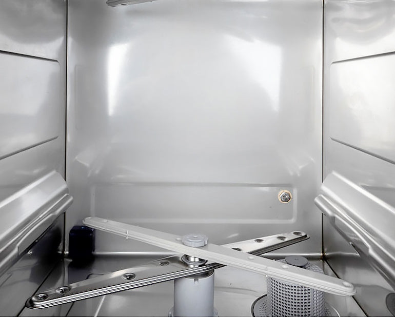 Glass oppvaskmaskin 2,9 kW - Uten Avløpspumpe - med Vaskemiddelpumpe- 230v