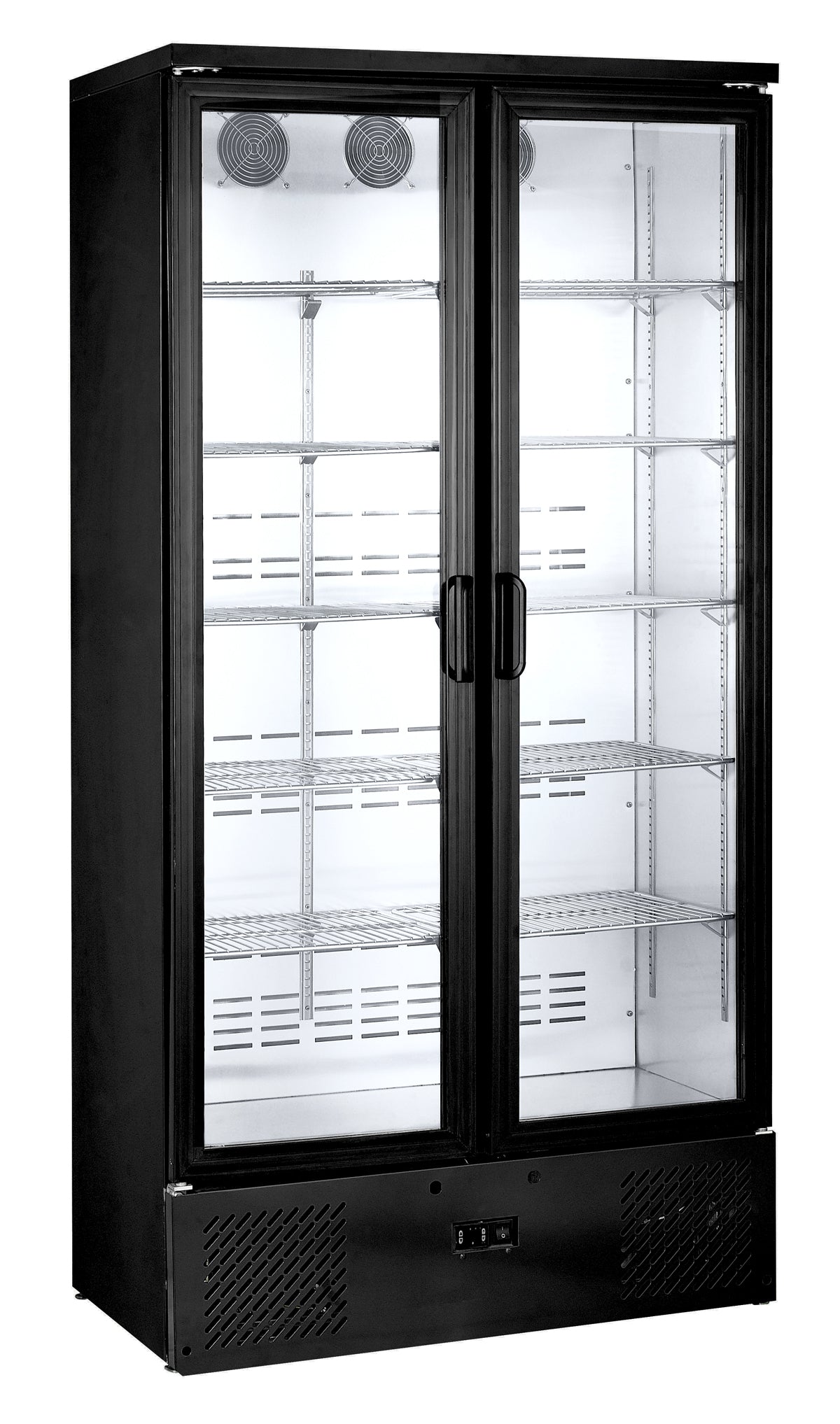 Kjøleskap til flasker - 500 liter- med 2 glassdører
