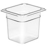 (6 stk.) CAMBRO | Camview® - Kopolymer GN-beholder 1/6 - Klar - Høyde: 150 mm - BPA-fri