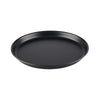 (10 stk.) Pizzabrett i blåstål - rund - Ø 300 mm - Høyde: 25 mm - svart