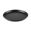 (6 stk) Pizzabrett - Ø 320mm - blå metall - ikke belagt - høyde: 25mm