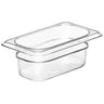(6 stk.) CAMBRO | Camview® - Kopolymer GN-beholder 1/9 - Klar - Høyde: 65 mm - BPA-fri