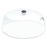 Deksel - for fat/tallerken - Polykarbonat - 129x338 mm - Høyde: 151 mm - rund