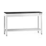 Arbeidsbenk i rustfritt stål PREMIUM - 1400x600 mm - med underhylle - inkl. granittplate