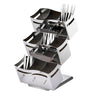 Bestikkassett - med 9 rom - 230x350 mm - Høyde: 515 mm - rustfritt stål