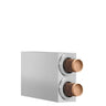 Koppdispenser - 2-modul - i rustfritt stål - for kopper koppkant Ø opptil 99 mm