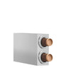 Koppdispenser - 2-modul - i rustfritt stål - for kopper koppkant Ø 81–89 - nøytral