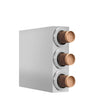 Koppdispenser - 3-modul - i rustfritt stål - for kopper koppkant Ø 71–79 mm