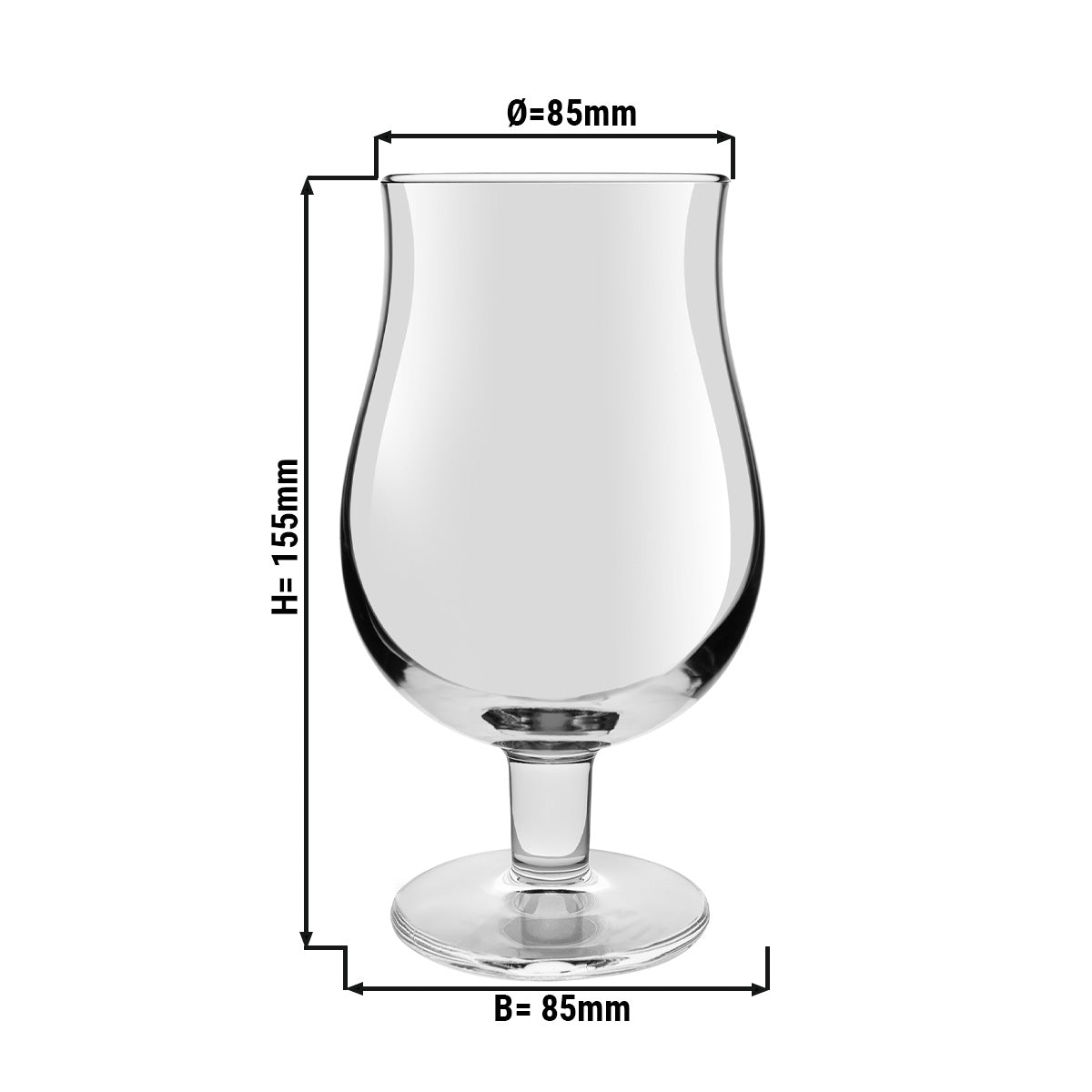 (6 stk) Ølglass - MUNICH - 400 ml