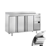 Barkjølebenk Premium PLUS - 1960x600 mm - 520 l - 3 dører, oppkant & utklopper for kaffe