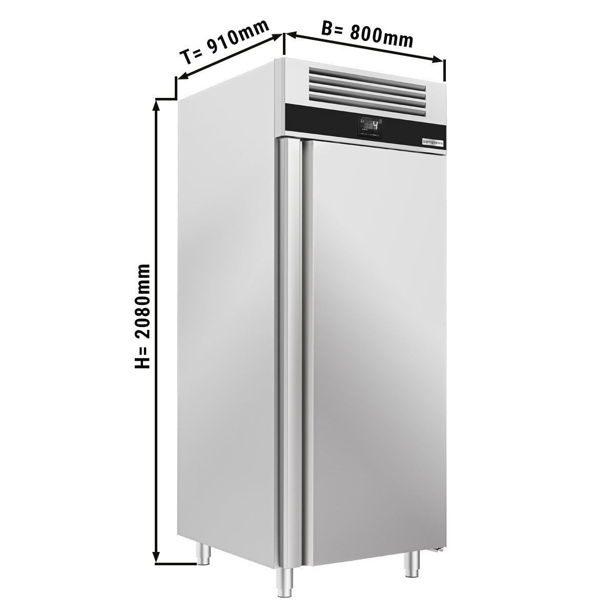 Kjøleskap til bakevarer - 0,8 x 0,91 m - med 1 dør