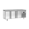 Kjølebenk Premium PLUS - 2185x800 mm - 635 l - med 3 dører - granitt topplate