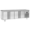 Kjølebenk Premium PLUS - 2752x800 mm - 850 l - med 4 dører - granitt topplate
