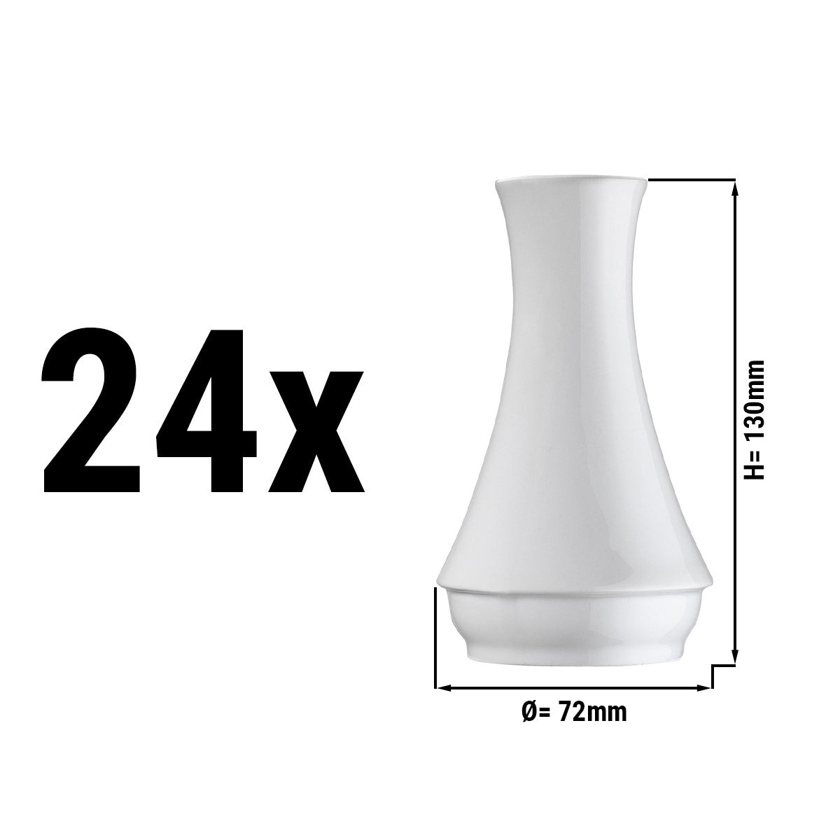 (24 Stykker) MIX &amp; MATCH - Vase