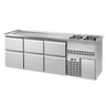 Bardisk Premium PLUS - 2500x700 mm - 6 skuffer
