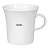 (6 Stykker) Seltmann Weiden - Kafeteria kopp Kalk - 0,22 Liter