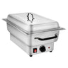 Chafing dish GN 1/1 - med hengslet lokk - elektrisk