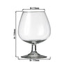 (4 stk.) Cognacglass SPECIALS - 80 cl - klar - oppvaskmaskinsikkert