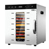 Mattørker - med 10 brett - i rustfritt stål - 800 W