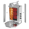 Elektrisk Kebabgrill - 3 brennere - maks. 40 kg - inkl. 2 dører og fettsamlingskar