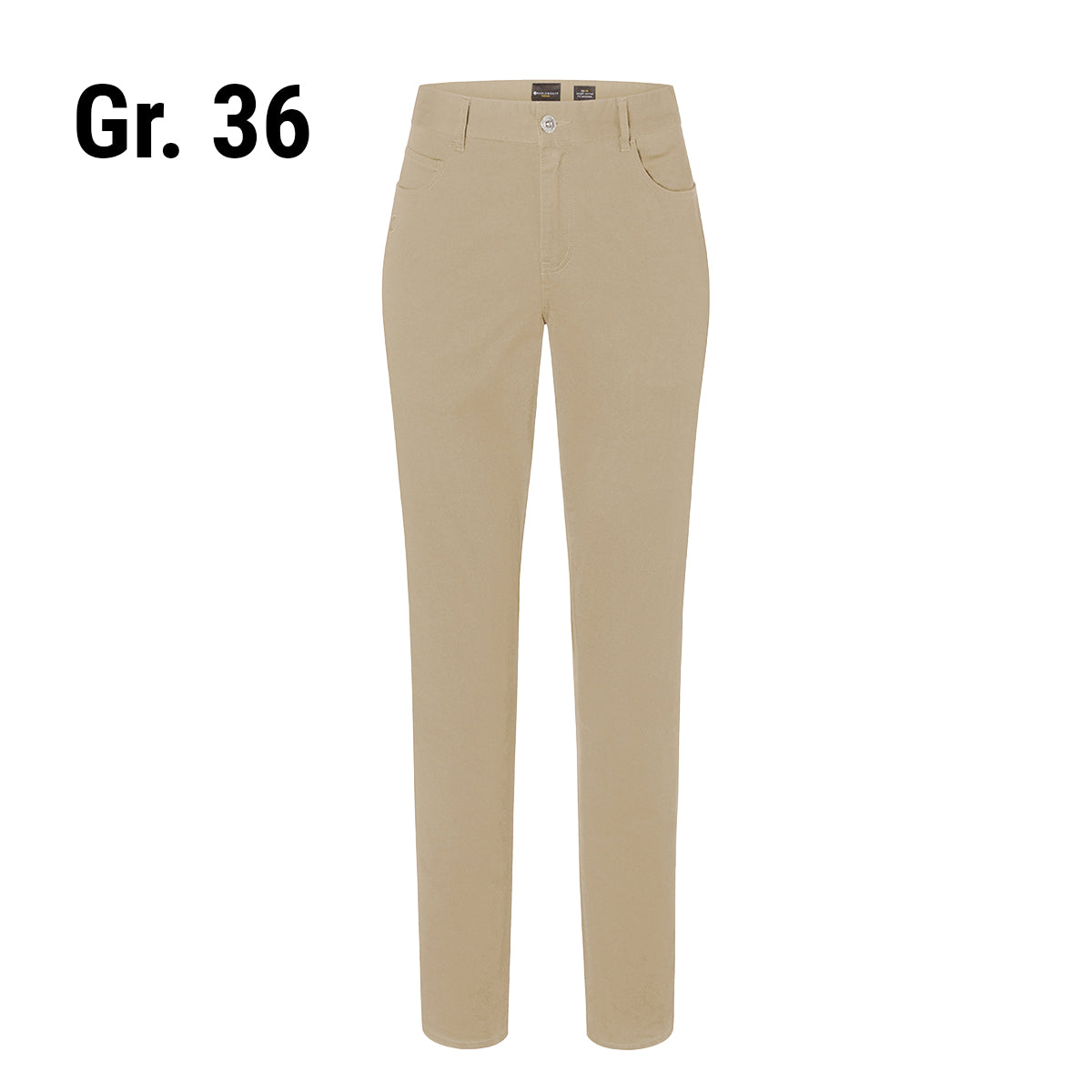 Karlowsky - 5-lommers bukser for kvinner - pebble grå - størrelse: 36