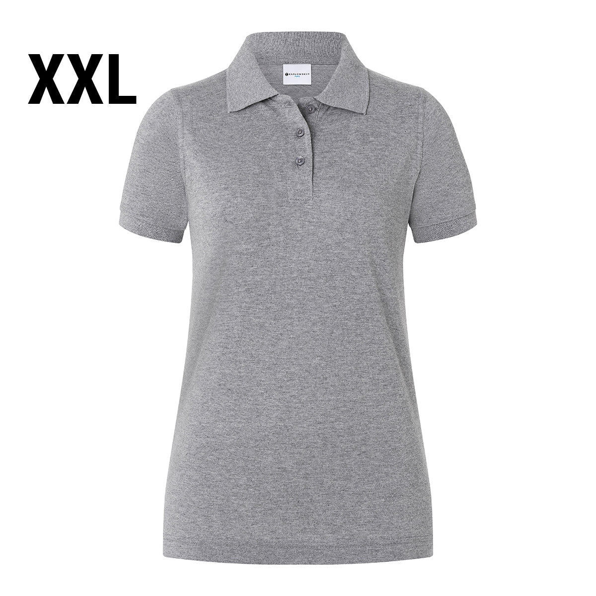 Karlowsky - Arbeidstøy Poloskjorte for kvinner Basic - Lys grå - Størrelse: 2XL