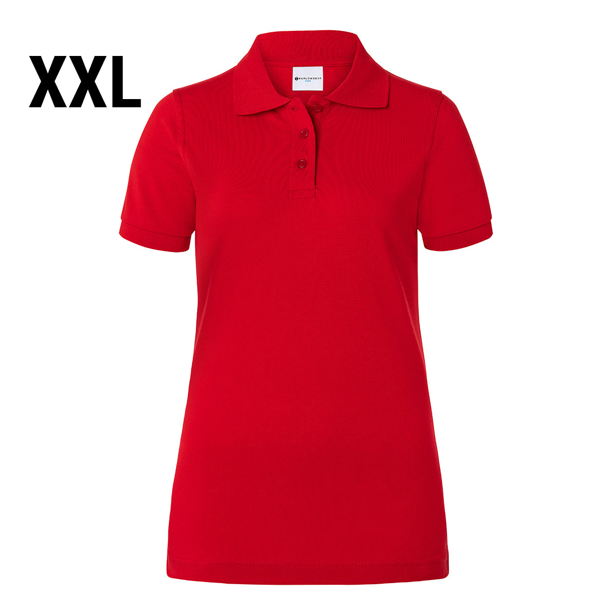 Karlowsky - Arbeidstøy Poloskjorte for kvinner Basic - Rød - Størrelse: 2XL