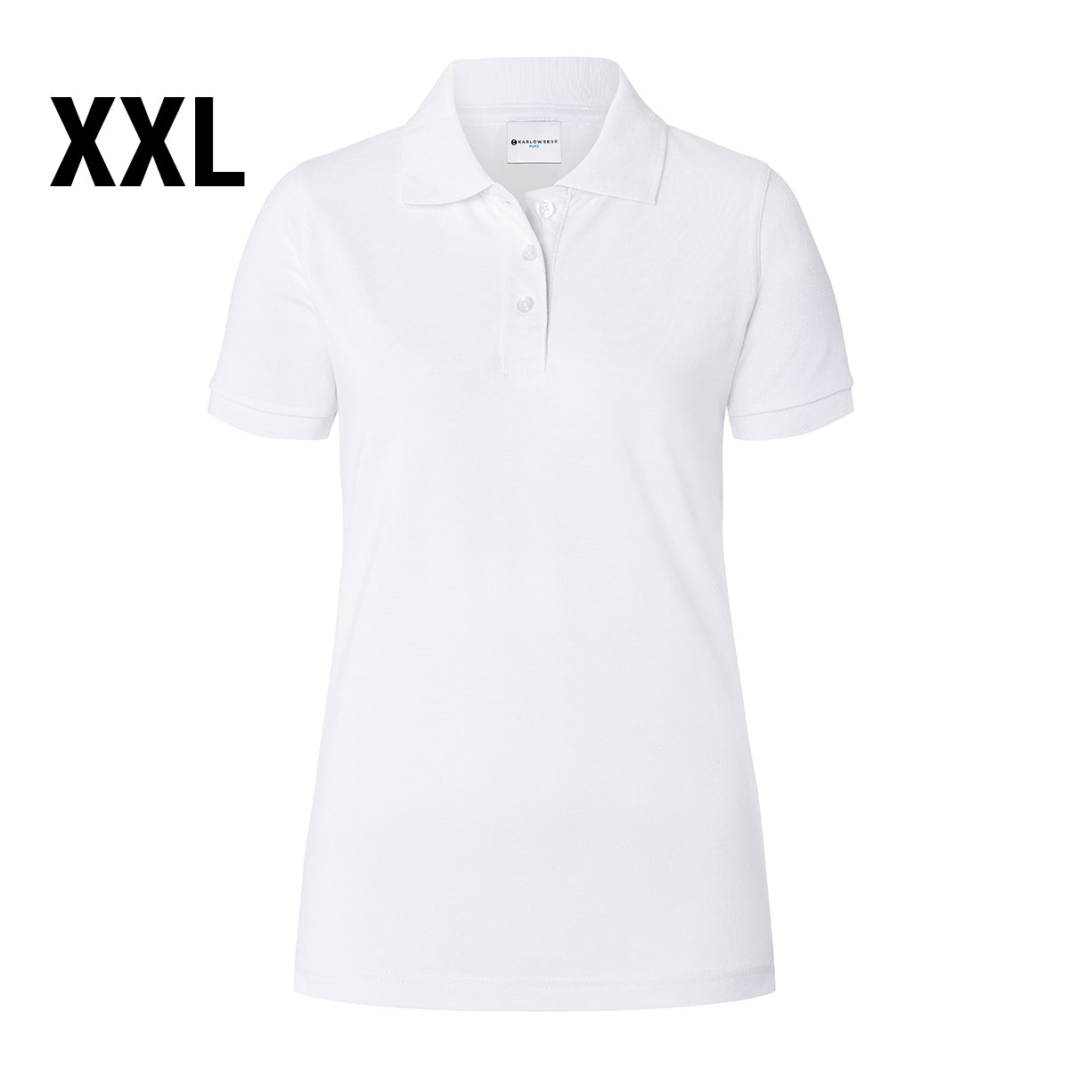 Karlowsky - Arbeidstøy Poloskjorte for kvinner Basic - Hvit - Størrelse: 2XL