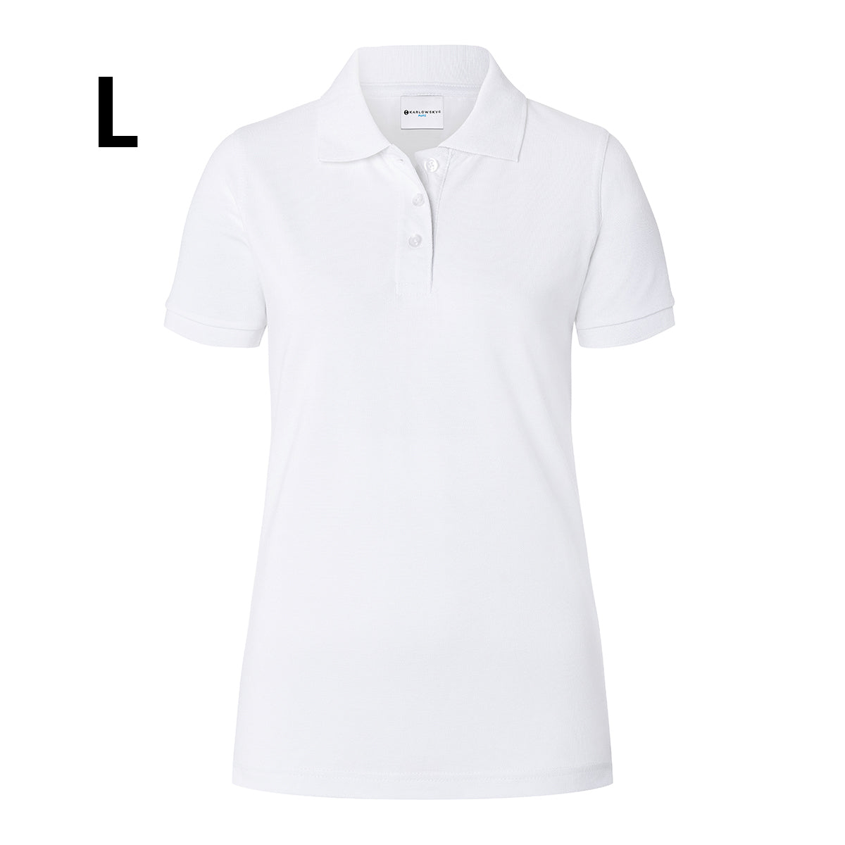 Karlowsky - Arbeidstøy Poloskjorte for kvinner Basic - Hvit - Størrelse: L